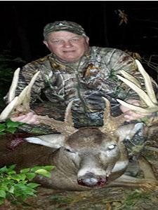Andy Wessel with 205 pound buck