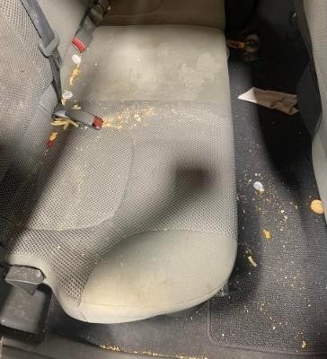 dirty vehicle before detailing