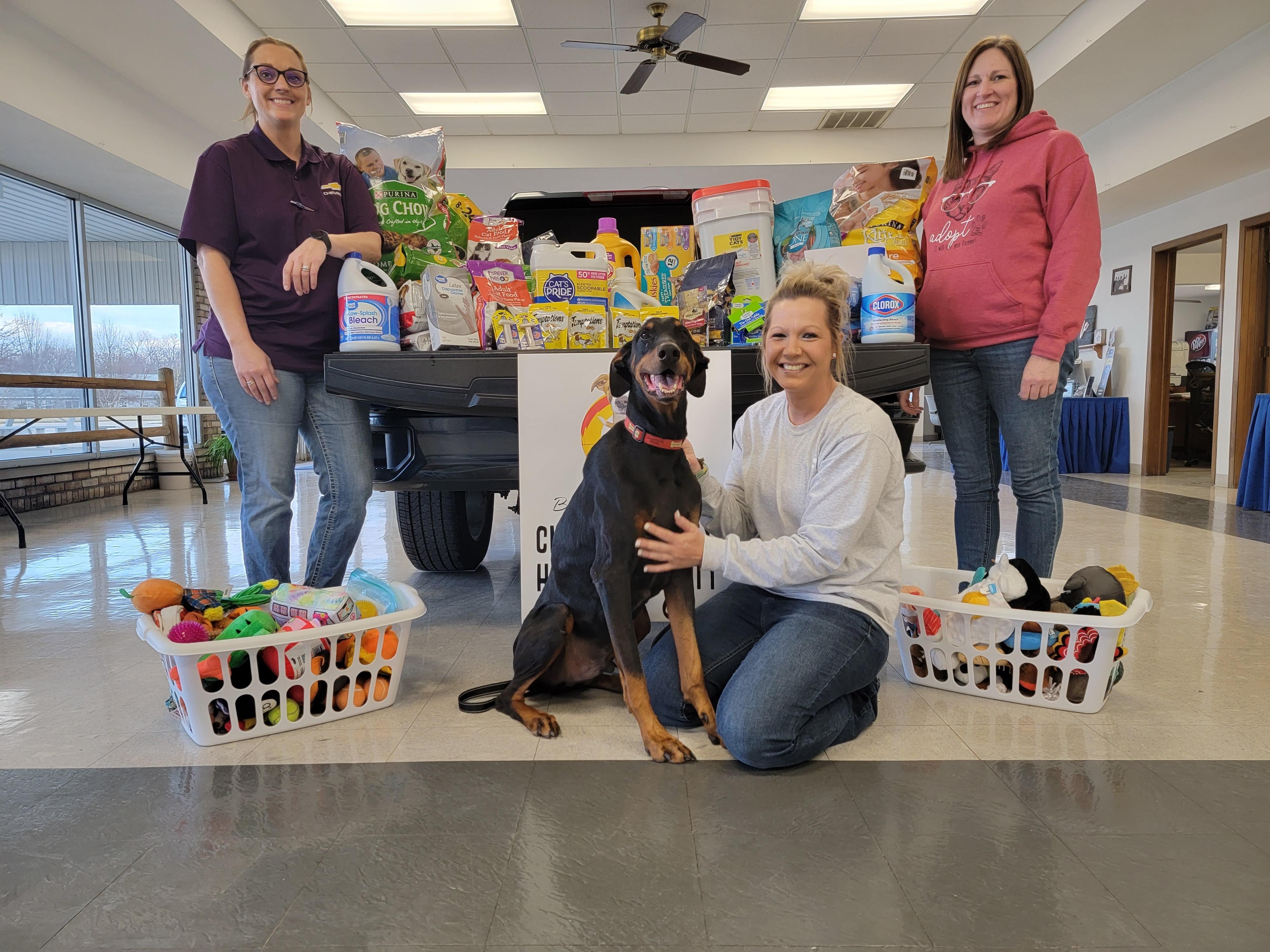 Deien Chevrolet supports the Clinton County Humane Society